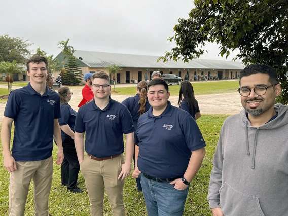 Students during Florida field trip