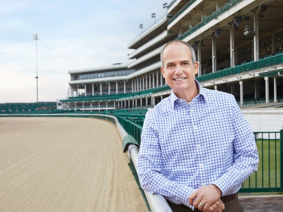Mike Ziegler at Churchill Downs