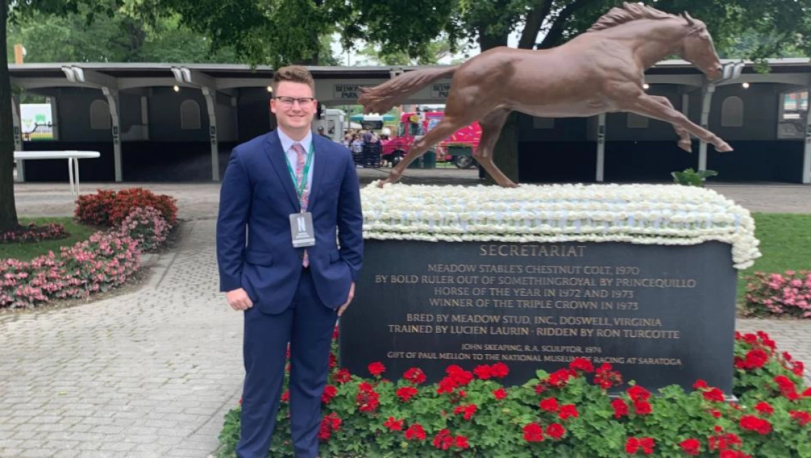 Eric DeCoster at Belmont