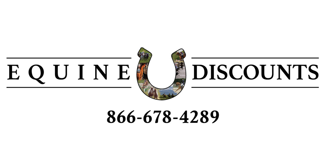 NTRA Equine Discounts logo with phone number