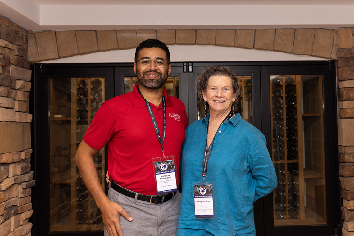 RTIP'er Mohanad Almokhadm and Dr. Mary Scollay