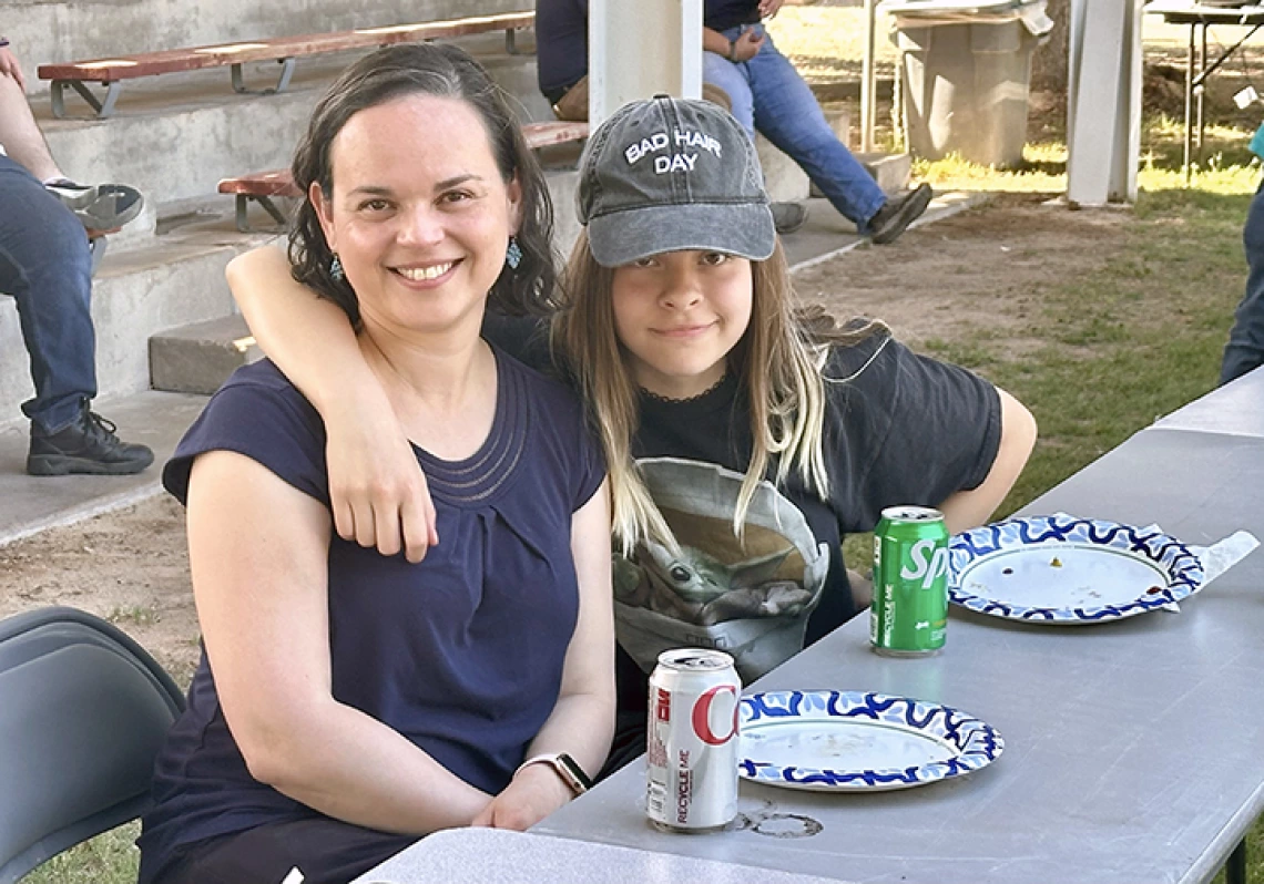 ACBS BBQ - people eating, receiving awards and eating delicious food!