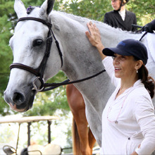 Stacie Clark Rogers with horse