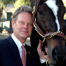 Jay Hovdey with horse