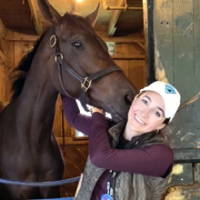 Annise Montplaisir and horse